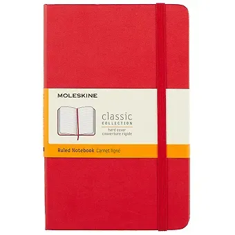 Записная книжка Moleskin Classic Medium, красная, 120 листов, А6+