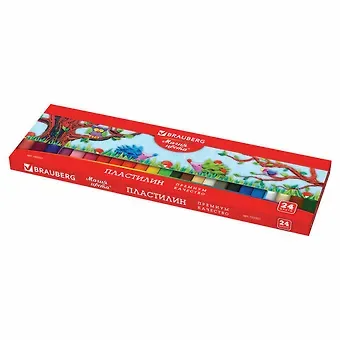 Пластилин 24цв 500г 