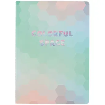 Тетрадь в клетку Kairui, Colorful space, B5, 32 листа, в ассортименте