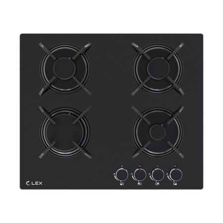 Варочная панель газовая Lex GVG 643A BBL 4 конфорки черная 10 1 дюймовый лицевой панель для toyota alphard 20 серии vellfire 2008 автомобильный радиоприемник android mp5 плеер 2din крышка панели головного устройства