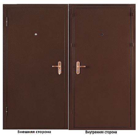 Дверь входная Промет Профи Про левая медный антик - медный антик 960х2050 мм