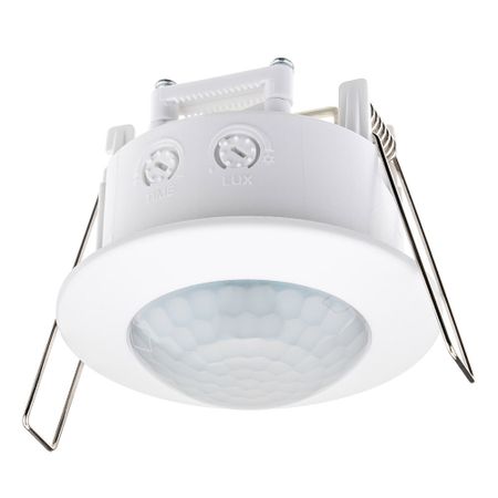 Датчик движения встраиваемый Duwi DDV-02 IP20 230 В 360 градусов до 6 м белый (25818 6) 4 шт лот 39680 tk8 a11 39680tk8a11 для honda odyssey pilot car pdc датчик парковки бампер обратный помощник 188300 7740 1883007740