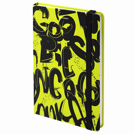 Блокнот BRAUBERG Блокнот А5 Calligraphy твердый многофункциональный блокнот с иллюстрацией котенка b5 твердый корпус список дел ежедневник 2026 книга для повестки дня школьный офис