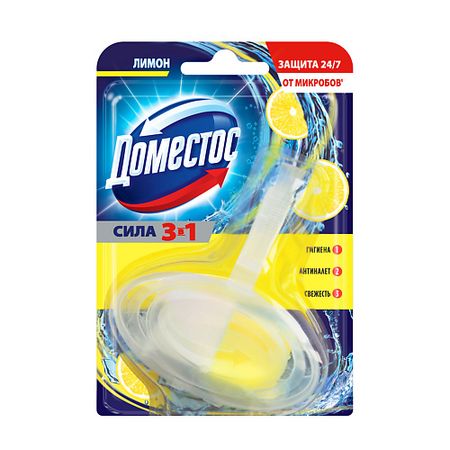 Подвесной блок для унитаза DOMESTOS Подвеска для унитаза Лимон
