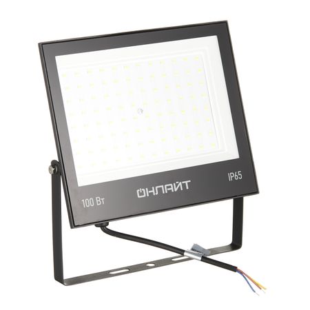 Прожектор светодиодный Онлайт OFL 4000К 100 Вт IP65 черный