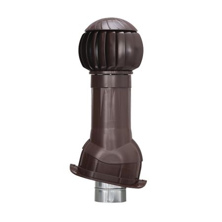 Комплект вентиляции Gervent для металлочерепицы d125х160 мм коричневый RAL 8017 оригинальный комплект oem брызговиков брызговики брызговики для 2020 2023 ford explorer