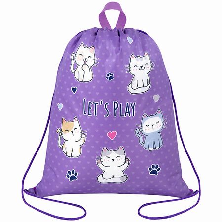 Мешок для обуви BRAUBERG Сумка для обуви  KIDS Котята moonbiffy портативная сумка для обуви из oxford cloth