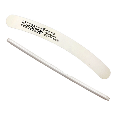 Пилка для ногтей SUNSHINE Набор пилок WHITE бумеранг 100/180 C10WT relife ls5 se для ламинирования экранов sunshine