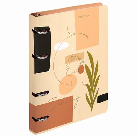 Тетрадь BRAUBERG Тетрадь на кольцах 120 листов Женщина статуэтка женщина мыслитель из смолы