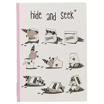 Блокнот «Hide and seek: енот», 192 страницы, А5