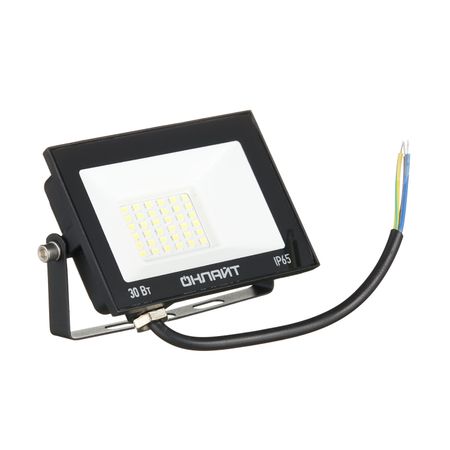 Прожектор светодиодный Онлайт OFL 6000К 30 Вт IP65 черный
