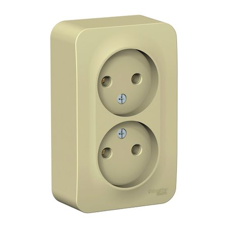 Розетка Systeme Electric Blanca накладная бежевая (BLNRA000217)