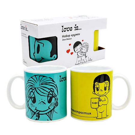 Кружка ND PLAY Кружки Love is Вкусовые пристрастия