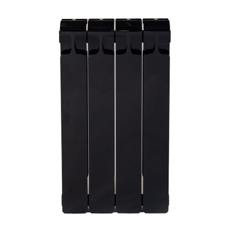 Радиатор биметаллический Rifar Monolit 500 мм 4 секции 3/4 боковое подключение антрацит