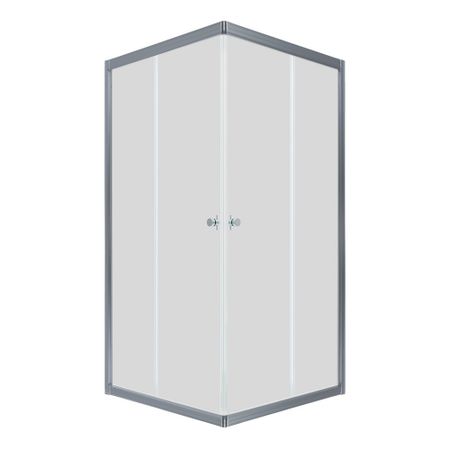 Душевой уголок Triton Вента хром 80х80х185 см квадрат стекло прозрачное 4 мм (Щ0000057861)