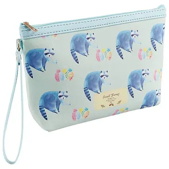 Сумочка с карабином Еноты (PU) (14×23) (ПВХ бокс) (12-07248-6012-5)