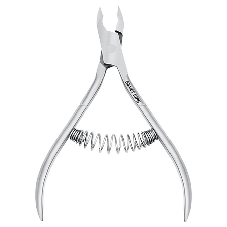 Кусачки SILVER STAR Кусачки для кутикулы с ручной заточкой с пружинками 5 мм