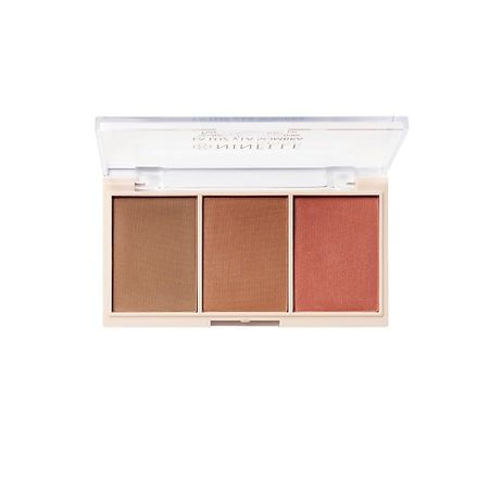 Палетка NINELLE Палетка для скульптурирования лица LA LUZ Y LA SOMBRA палетка для скульптурирования лица ninelle la luz y la sombra тон 503 матовые румяна и скульптор