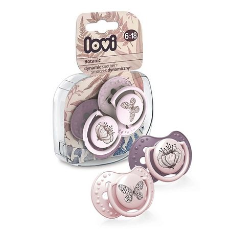 Пустышка LOVI Пустышка силиконовая Botanic динамическая пома пустышка латексная 6012 голубая