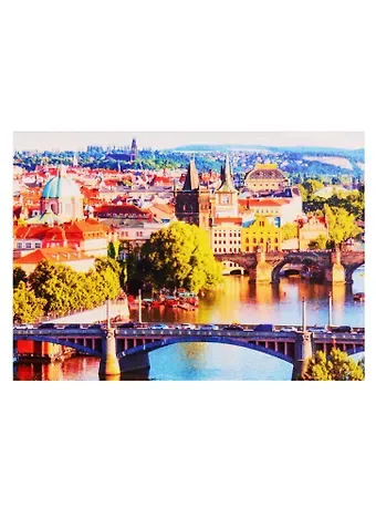 Набор для творчества, Рыжий Кот, Алмазная мозаика Живописный вид (класс.) 30х40см, с подр., с полн. заполн. (33цв.) ST961