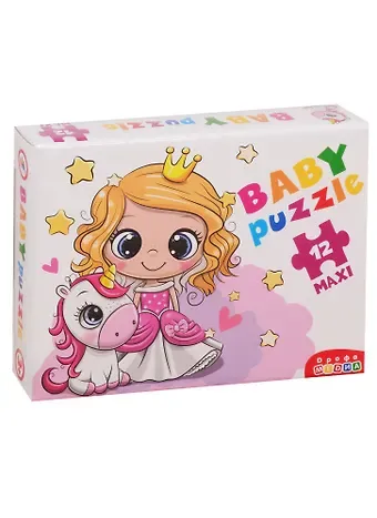 Пазл Дрофа-Медиа Baby Puzzle. Принцесса и единорог