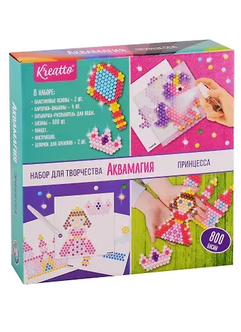Набор для творчества ТМ Kreatto Креатто. Аквамагия. Принцесса