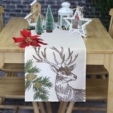 Набор текстильных изделий ARYA HOME COLLECTION Настольная дорожка 40x160 см Deer лампа настольная e27 40 вт in home сно 4690612047003