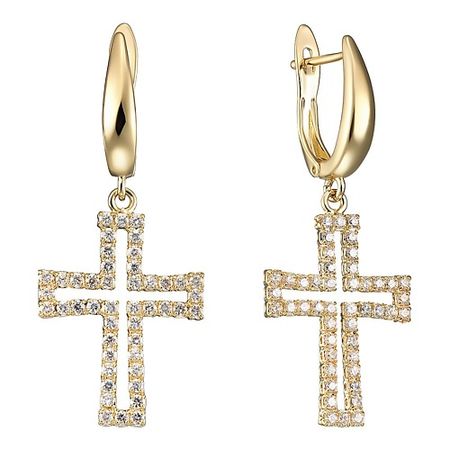 Серьги UVI JEWELLERY Серебристые серьги с подвесками в форме крестов водостойкие стикеры funcolour 6040 серебристые