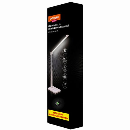 Настольная лампа DASWERK Настольная лампа светильник с беспроводной зарядкой и таймером, LED kebeteme терморегулятор с таймером