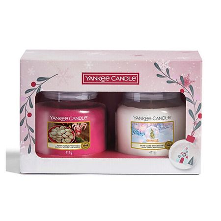 Свеча ароматическая YANKEE CANDLE Ароматическая свеча Christmas set with medium Classic candles круглый ковёр для дома merry christmas