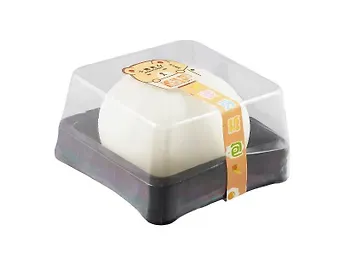 Мяшка баоцзы в пластиковой коробке (белый)