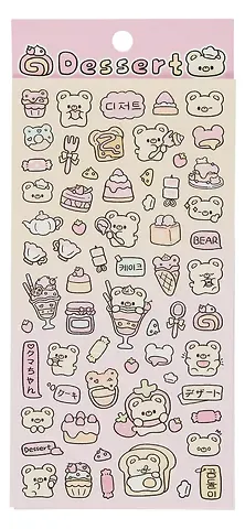 Наклейки Dessert, PVC