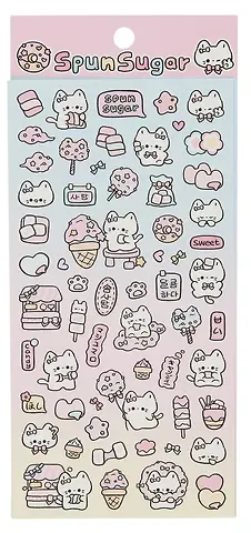 Наклейки Сладкие Котята, PVC