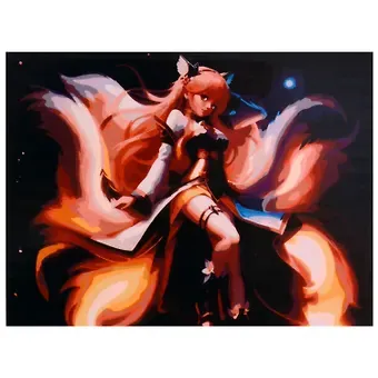 Холст с красками по номерам 