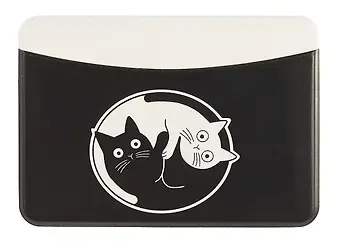 Чехол для карточек горизонтальный Коты Инь-Ян (ДКГ2024-152)