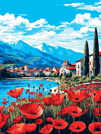 Картина по номерам на подрамнике 