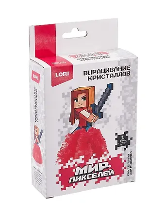 Выращивание кристаллов Мир пикселей 