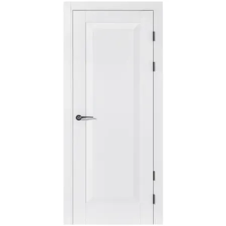 Дверь межкомнатная глухая Альпика 80x230 см ПЭТ цвет белый с замком и петлями мотоциклетный туристический пакет петли для багажника защелка крышка ы ключей для harley touring road street electra glide flhr flht flhrc 2014 up