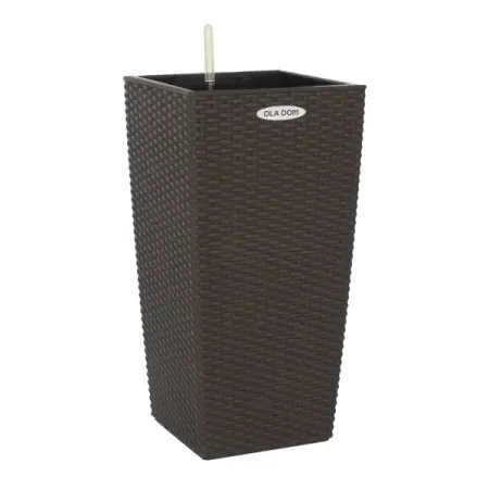 Кашпо для цветов Ola Dom Rattan 14 л коричневый