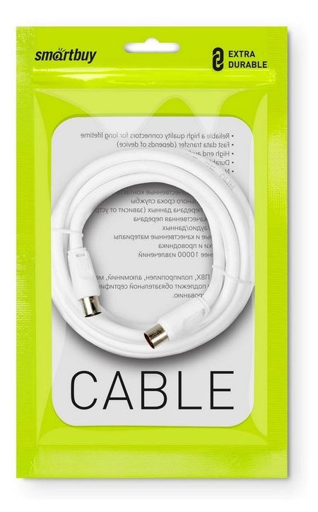 Кабель антенный SmartBuy M-F K-TV233-60, 3 м