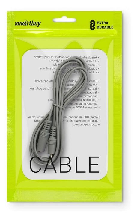 Кабель-удлинитель SmartBuy 3.5 Jack (M) - 3.5 Jack (F), 5 м