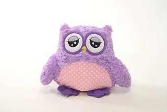Игрушка мягкая, Совиные настроения, 35см, фиолетовая