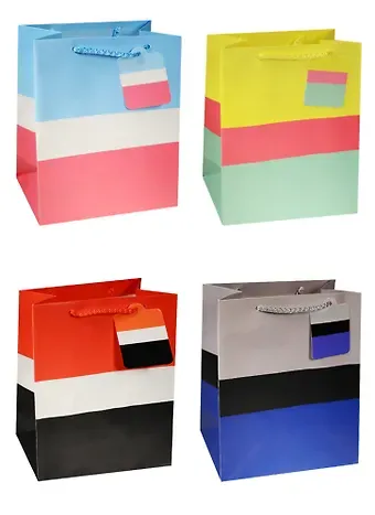 Пакет подарочный бумажный А4 26*32*12.5 