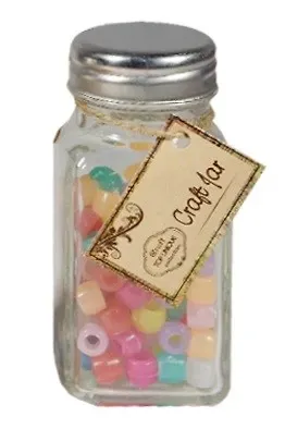 Бусины ассорти в стекл. банке с тэгом (S20487492JB)