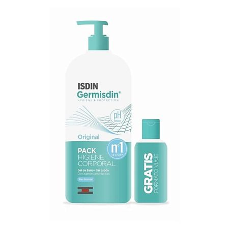 Гель для тела ISDIN Набор Germisdin: гель для душа + миниатюра миниатюра из латуни фермер