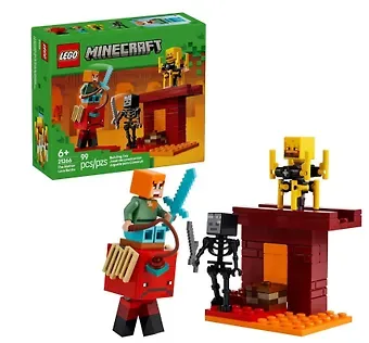 LEGO Minecraft: Битва за лаву Нижнего мира, 99 деталей (21266)