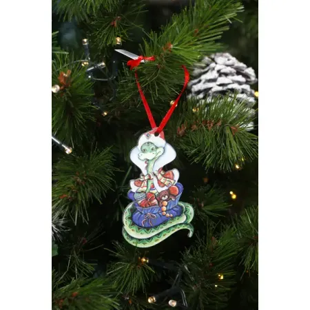 Елочная игрушка Подвеска Классическая коллекция 9x7x0.6 см разноцветная игрушка прикол череп со слизью внутри