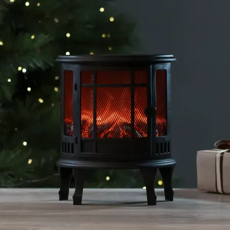 Светодиодный декоративный светильник-камин 