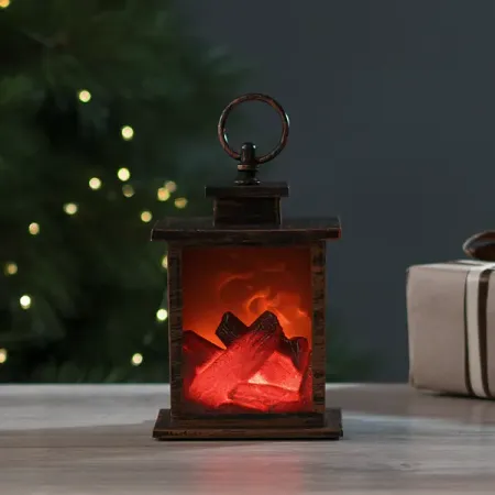 Светодиодный декоративный светильник-камин 