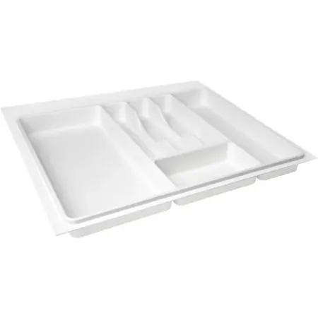 Лоток для столовых приборов KONSENSA 52.6x4.5x49 см пластик цвет белый